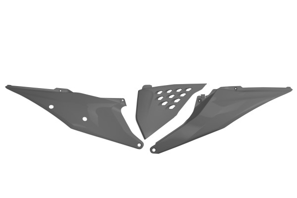 Side Panels grey 21-25 for Ktm SX 250 - EXC-F 500 - XC-F 350 - XC 300 - EXC 300 TPI - XC 250 - XC-F 250 - XC-W 250 TPI - EXC... Side Panels grey 21-25 for Ktm SX 250 - EXC-F 500 - XC-F 350 - XC 300 - EXC 300 TPI - XC 250 - XC-F 250 - XC-W 250 TPI - EXC...